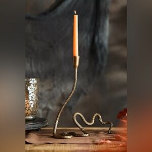 New Anthropologie x Terrain Slithering Snake Taper Candle Holder Candlestick
